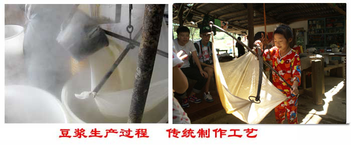 豆?jié){的傳統(tǒng)過濾篩分方式。