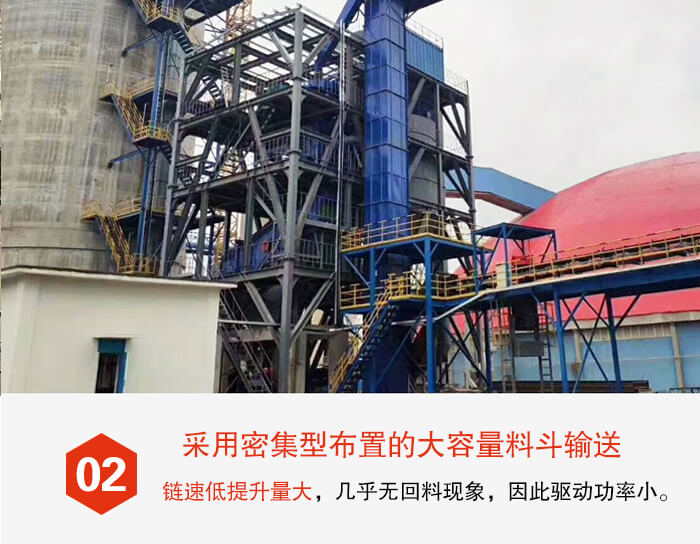 斗式提升機(jī)料斗的排列比較緊密可以防止回料現(xiàn)象的出現(xiàn)。